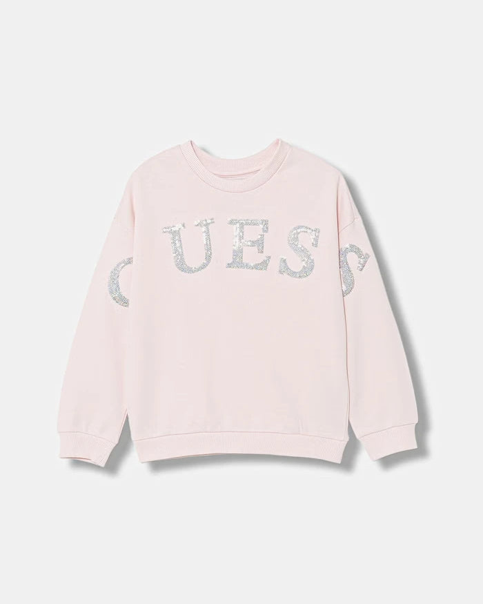 Guess Çocuk Pamuklu Sweatshirt