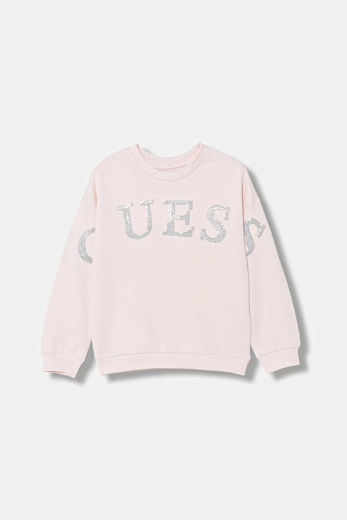 Guess детски памучен суичър