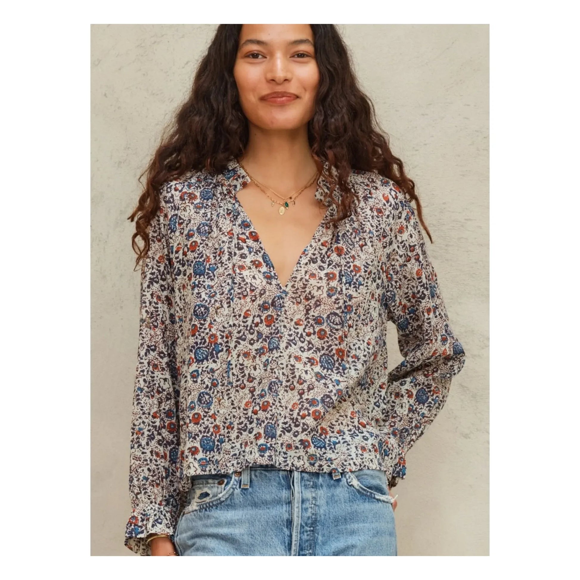 M.A.B.E. - Cass blouse | Indigo