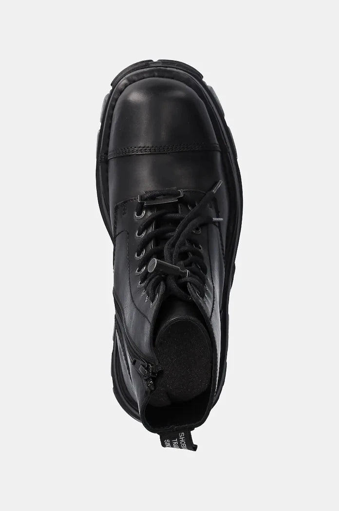 Кожени кубинки New Rock Nomada Negro + Tower Negro Lateral E-14