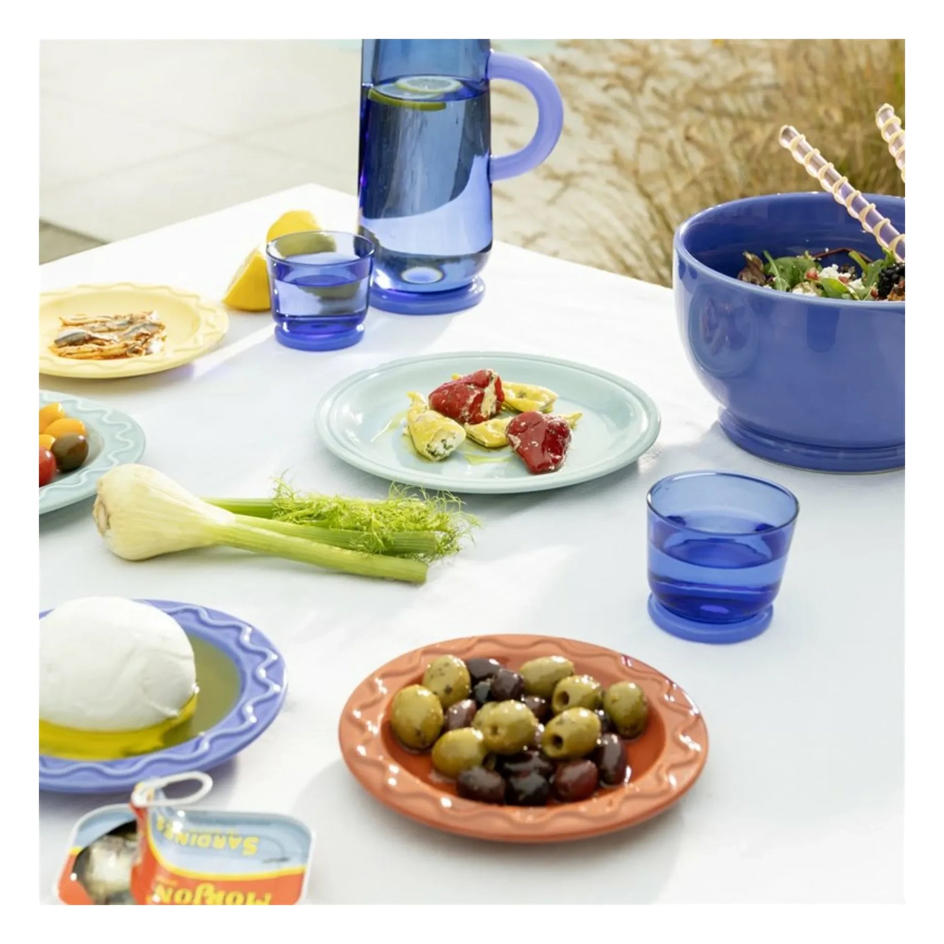 &Klevering - Dew decanter | Blue