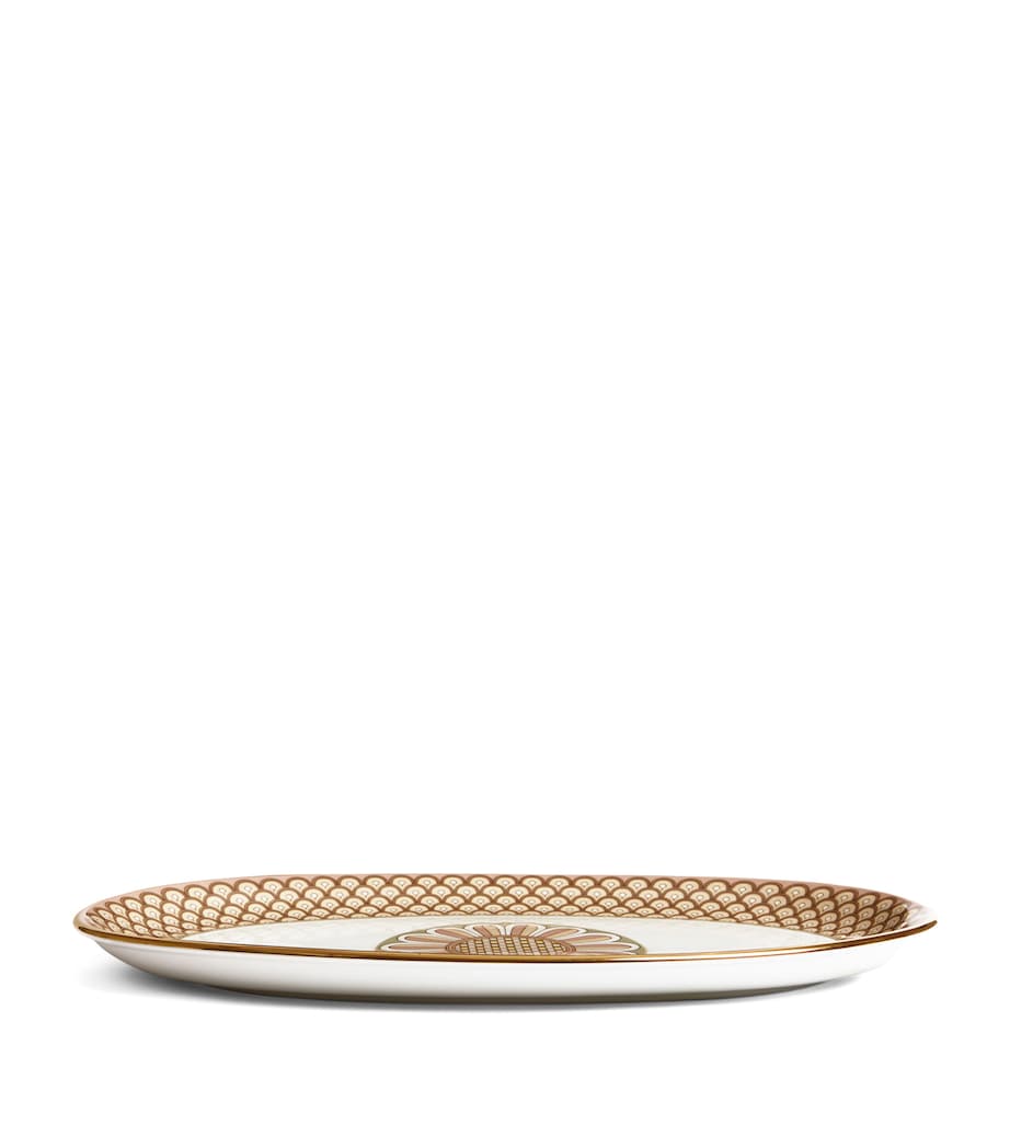 Porcelain Napoli Oval Platter (36cm)