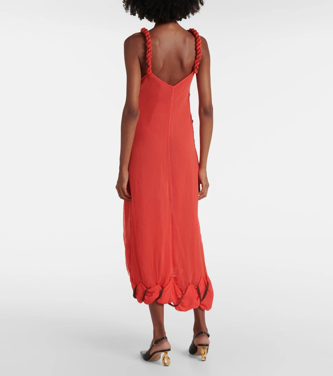 جيه دبليو أندرسون - فستان ماكسي بنمط ثنيات