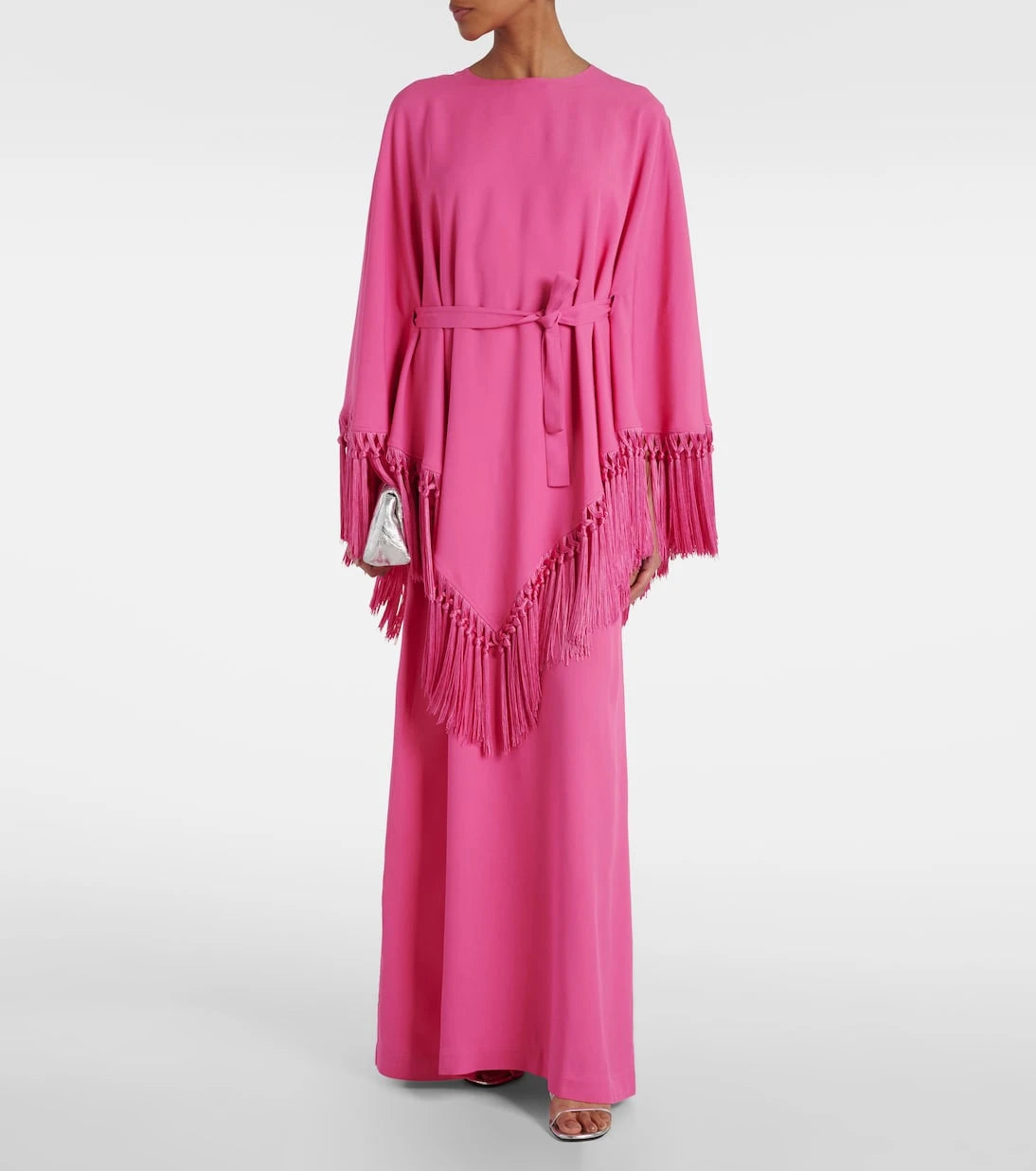 Taller Marmo - Fringed crêpe cady kaftan