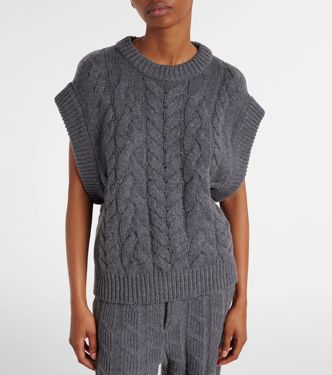 Lisa Yang - Hayley cable-knit cashmere sweater vest
