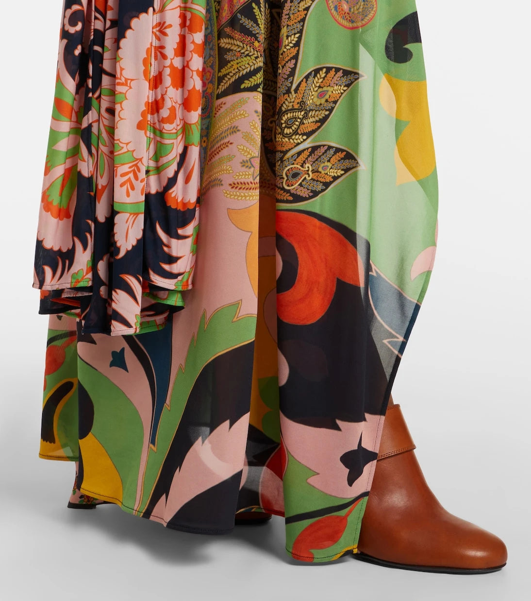 Etro - Paisley draped gown