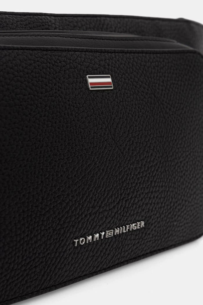 Tommy Hilfiger erkek bel çantası, suni deriden