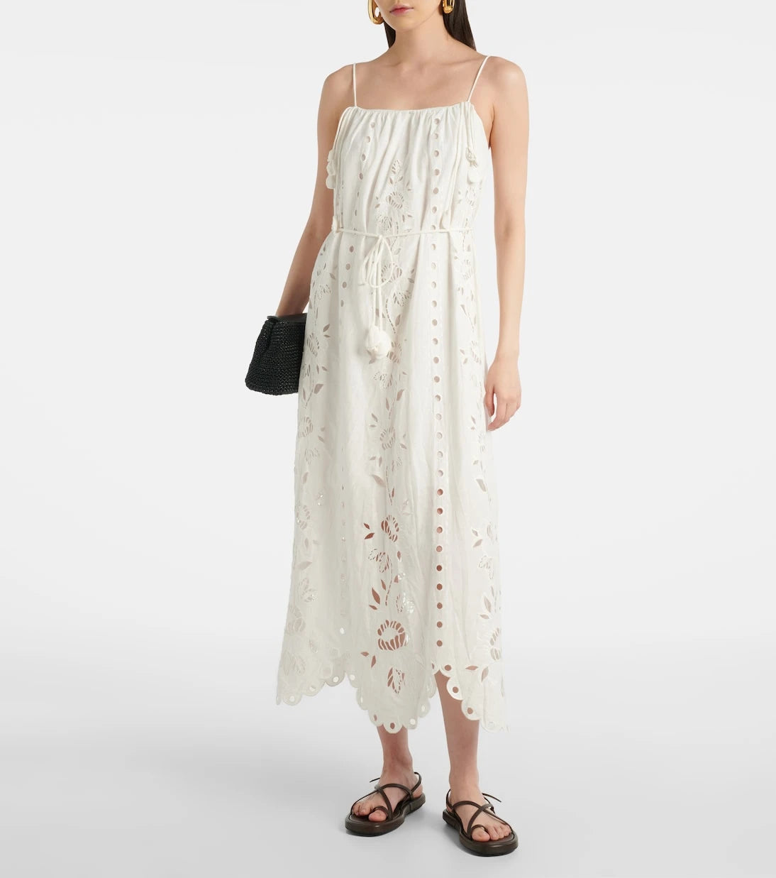 Farm Rio - Broderie anglaise maxi dress