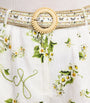 Camilla White Linen Botanical Utopia Shorts