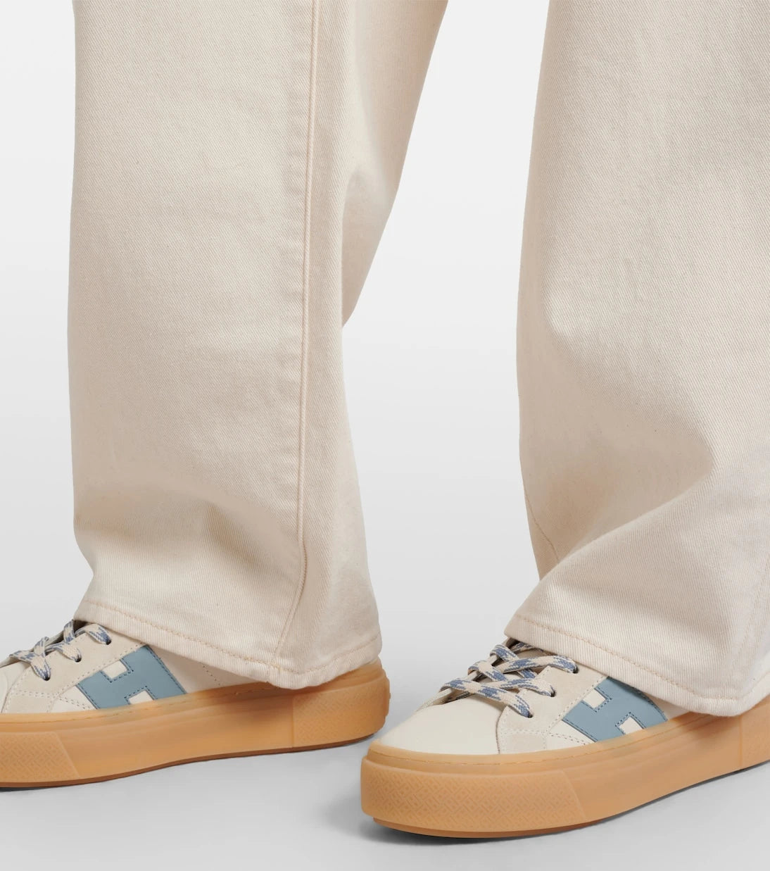 Hogan - Crosswind leather sneakers