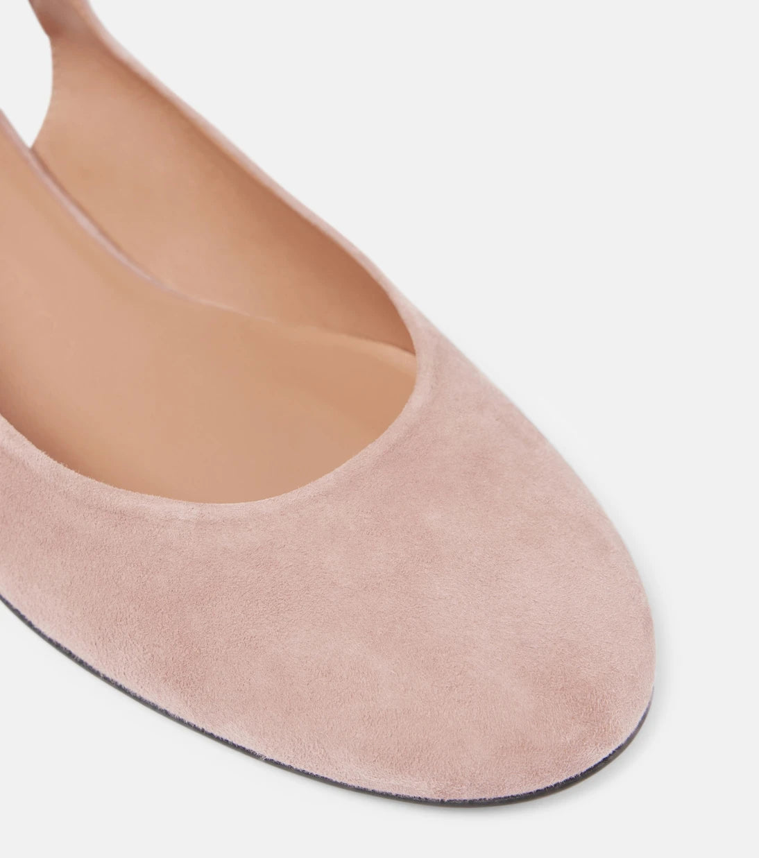 The Attico - Cloe suede ballet flats