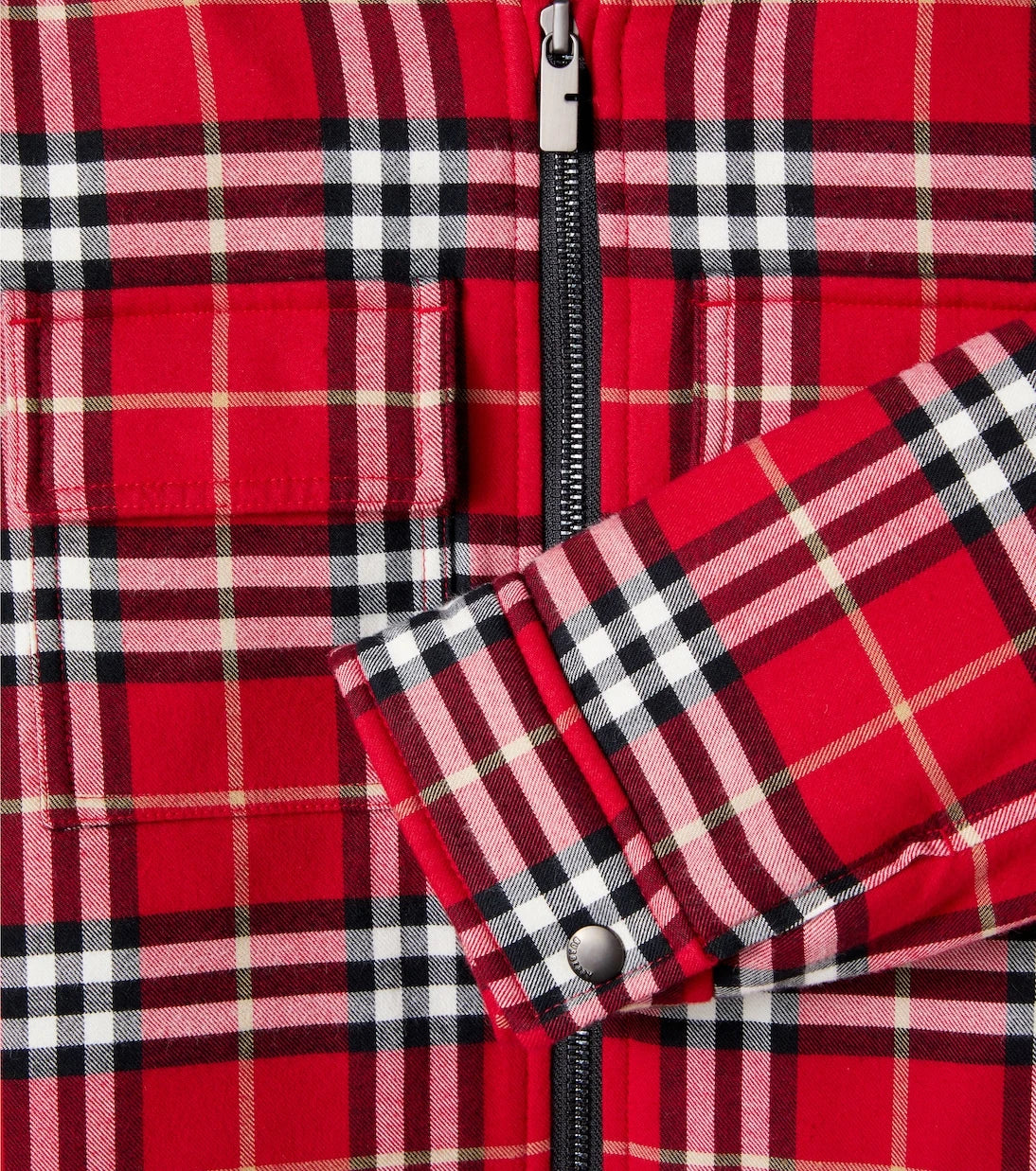Burberry Kids - Burberry Check hooded cotton jacket