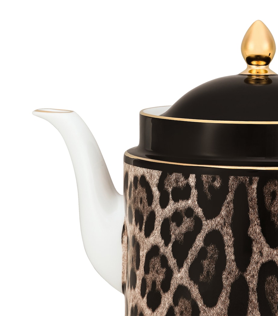 Dolce & Gabbana Casa Porcelain Leopardo Teapot