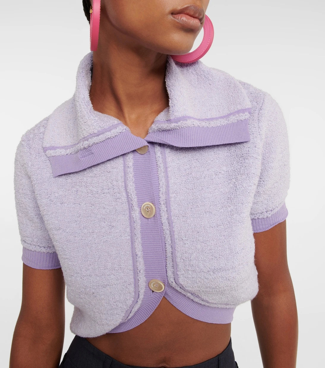 Jacquemus - Le Cardigan Campana knit crop top