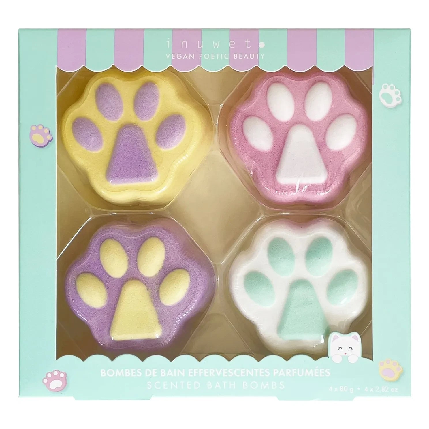 Inuwet - Cat's Fizzers Bath Bombs Set