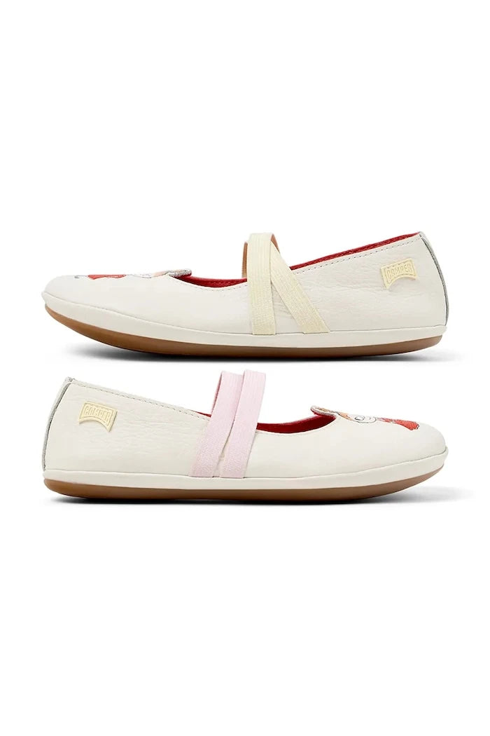 Детски кожени балеринки Camper TWS Kids by Moomin