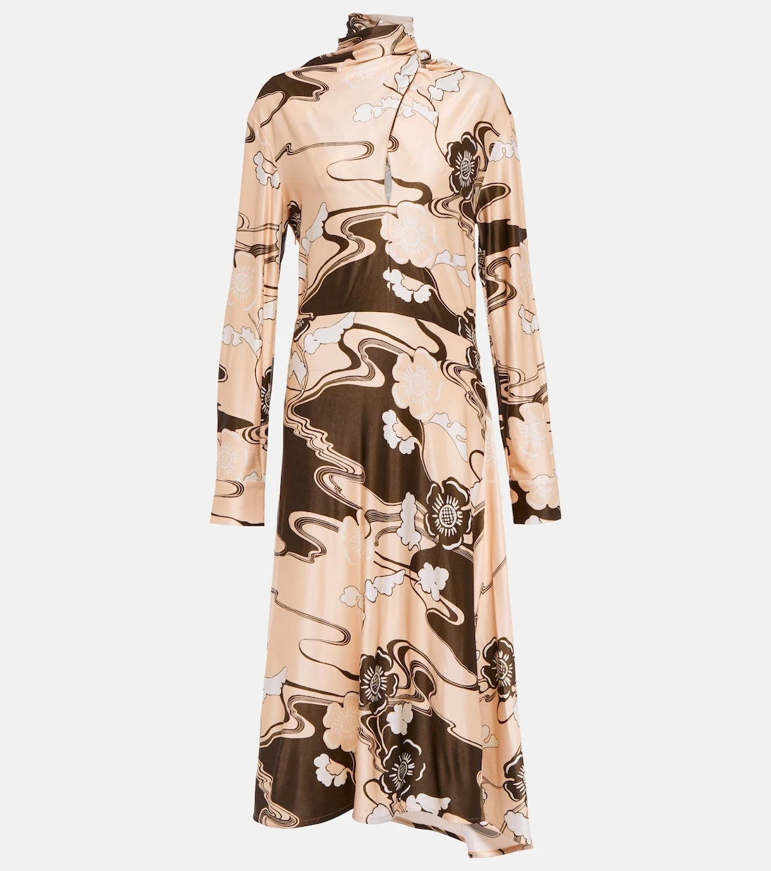 Jil Sander - Printed midi dress