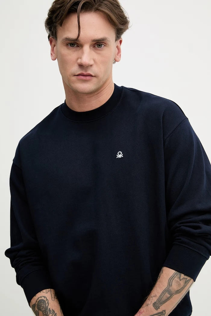 United Colors of Benetton Erkek Pamuklu Sweatshirt