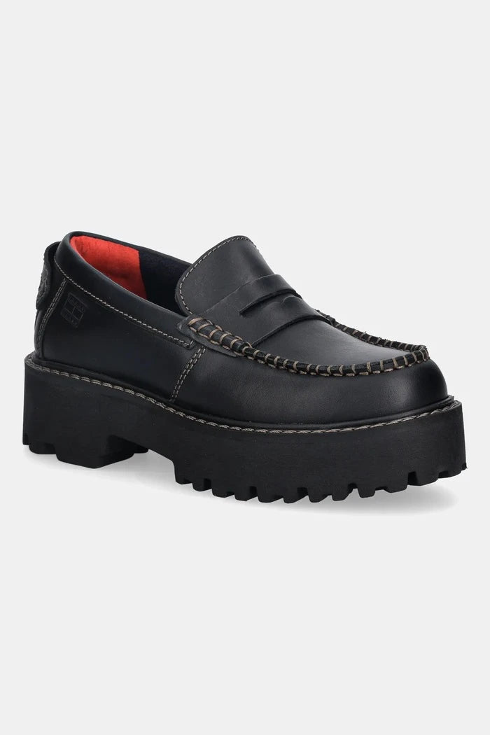 Tommy Jeans ARCHIVE 01 LOAFER LEATHER Deri Mokasen