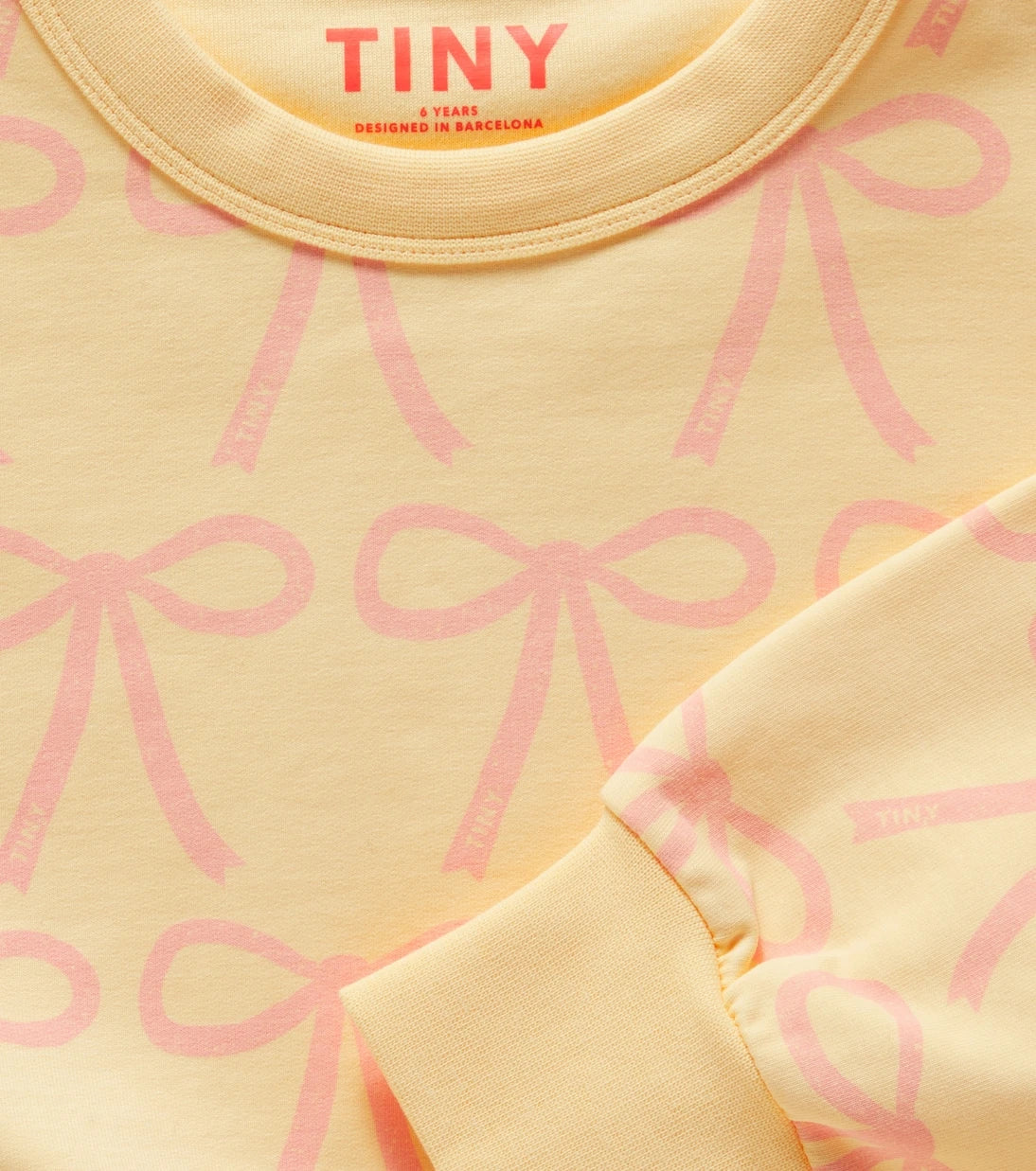 Tinycottons - Bows cotton-blend jersey sweatshirt