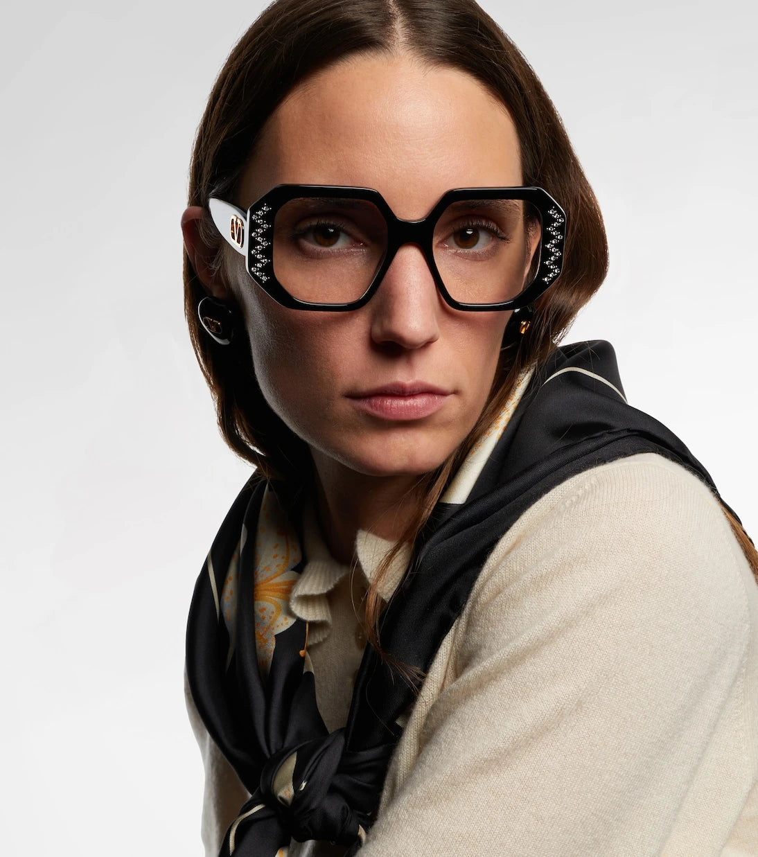 Valentino - Vain Bold VLogo oversized glasses