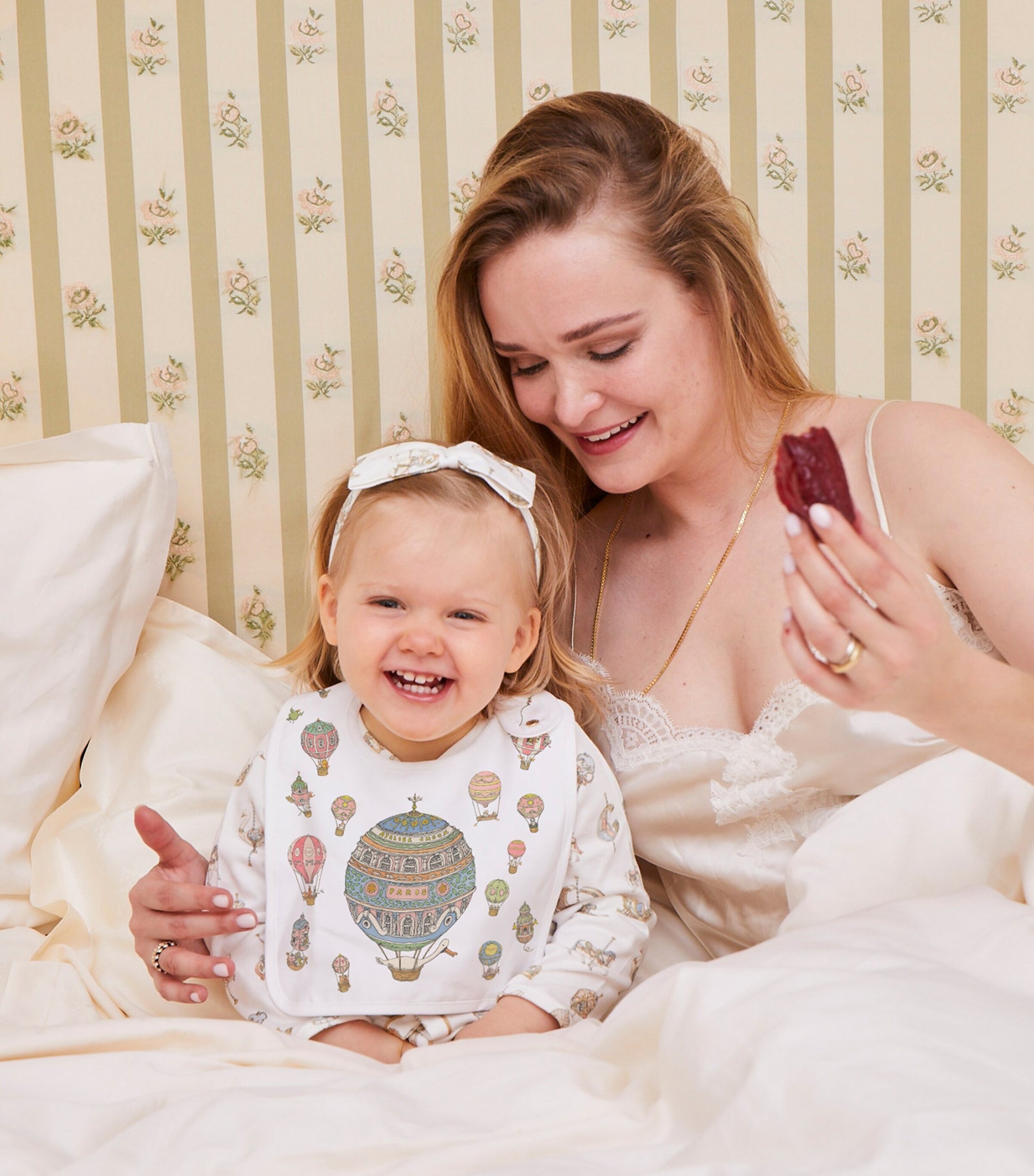 Printed Bib, Blanket and All-In-One Set (3-6 Months)