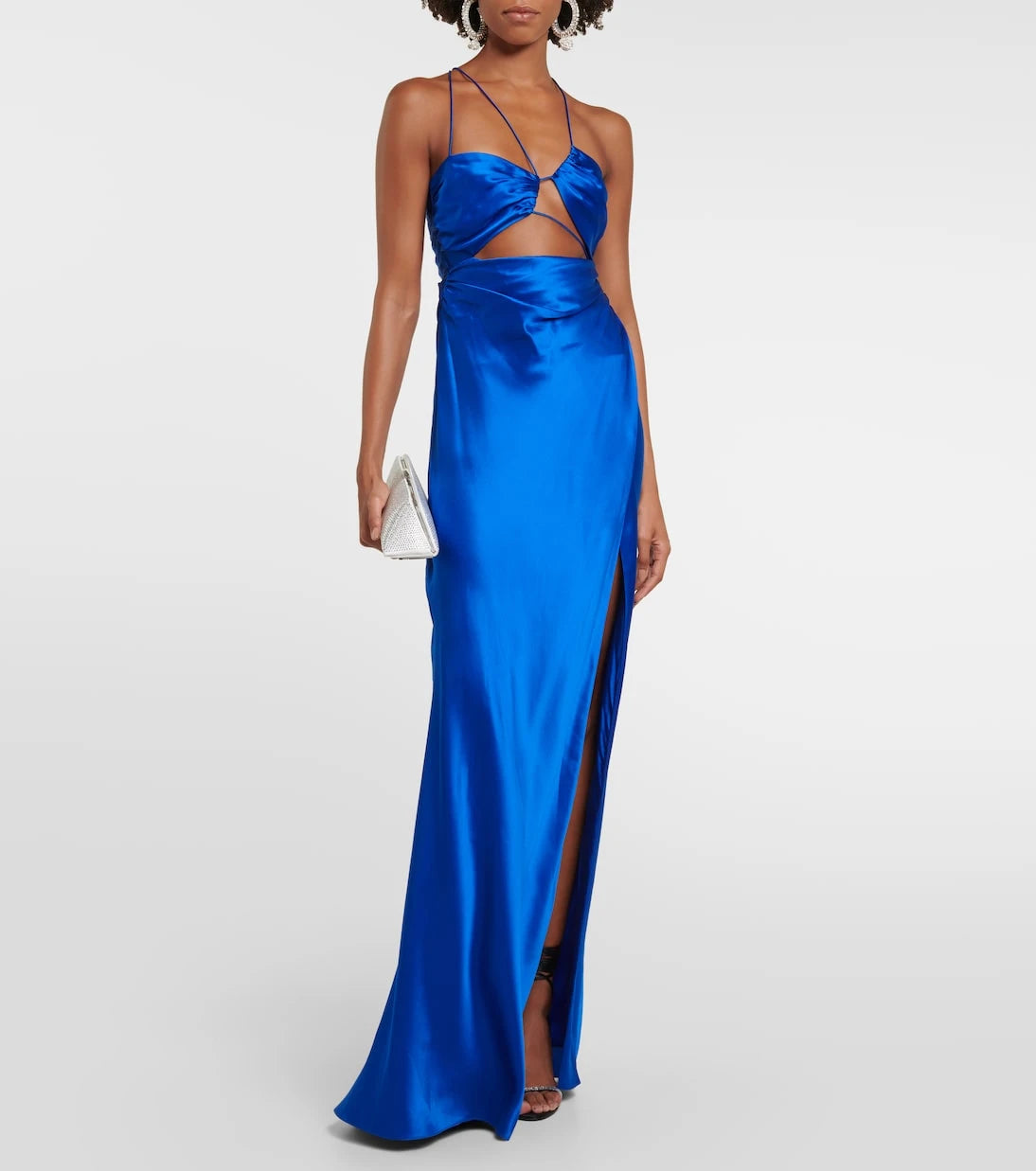 The Sei - Asymmetrical cutout silk gown