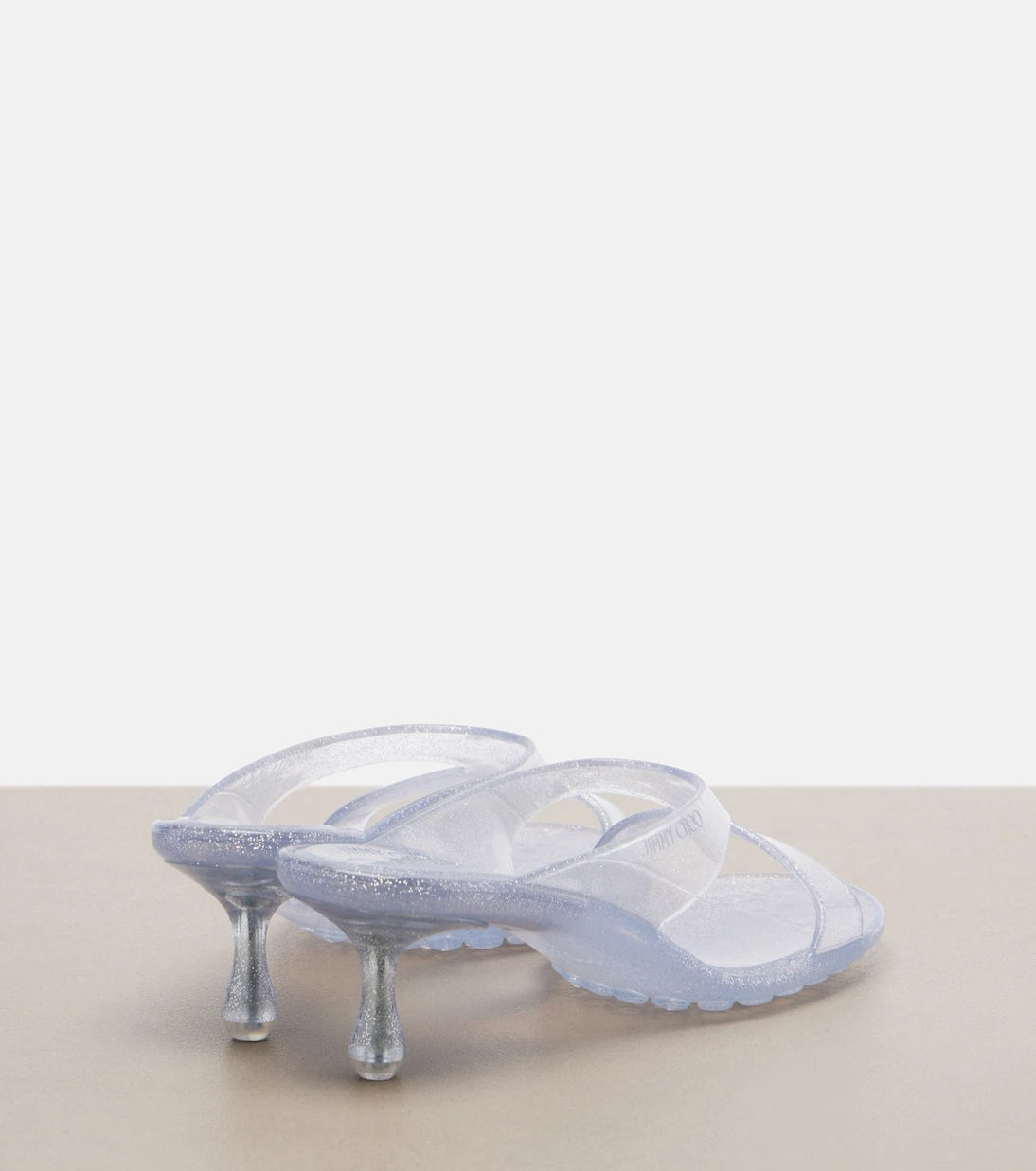 Jimmy Choo - Jelly Drop glitter TPU mules