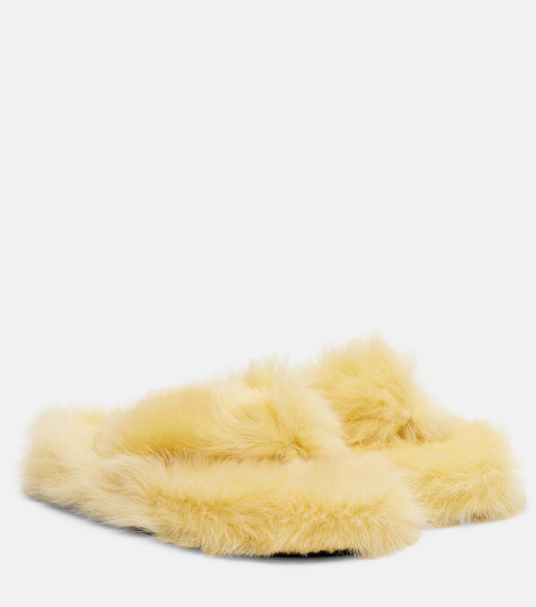 Acne Studios - Shearling thong sandals