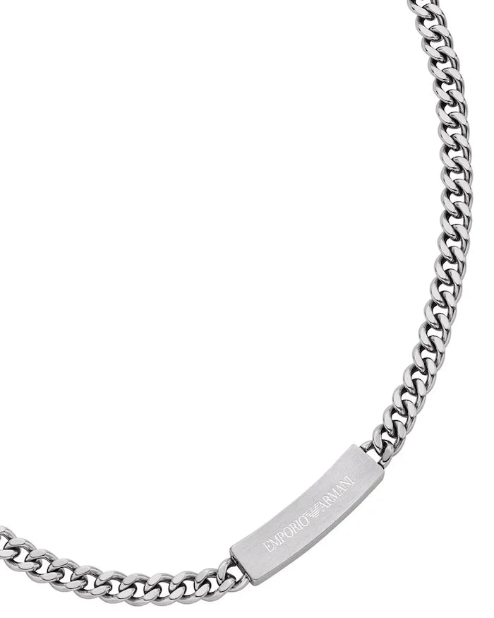 Emporio Armani Paslanmaz Çelik Erkek Kolye Eagle Logo