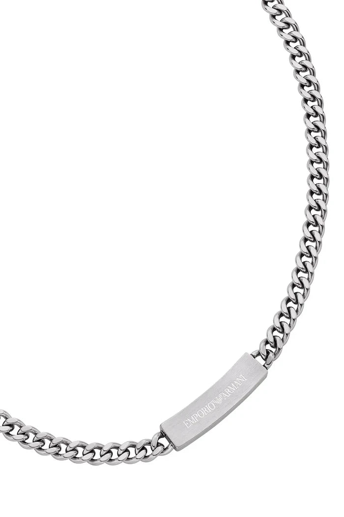 Emporio Armani Paslanmaz Çelik Erkek Kolye Eagle Logo