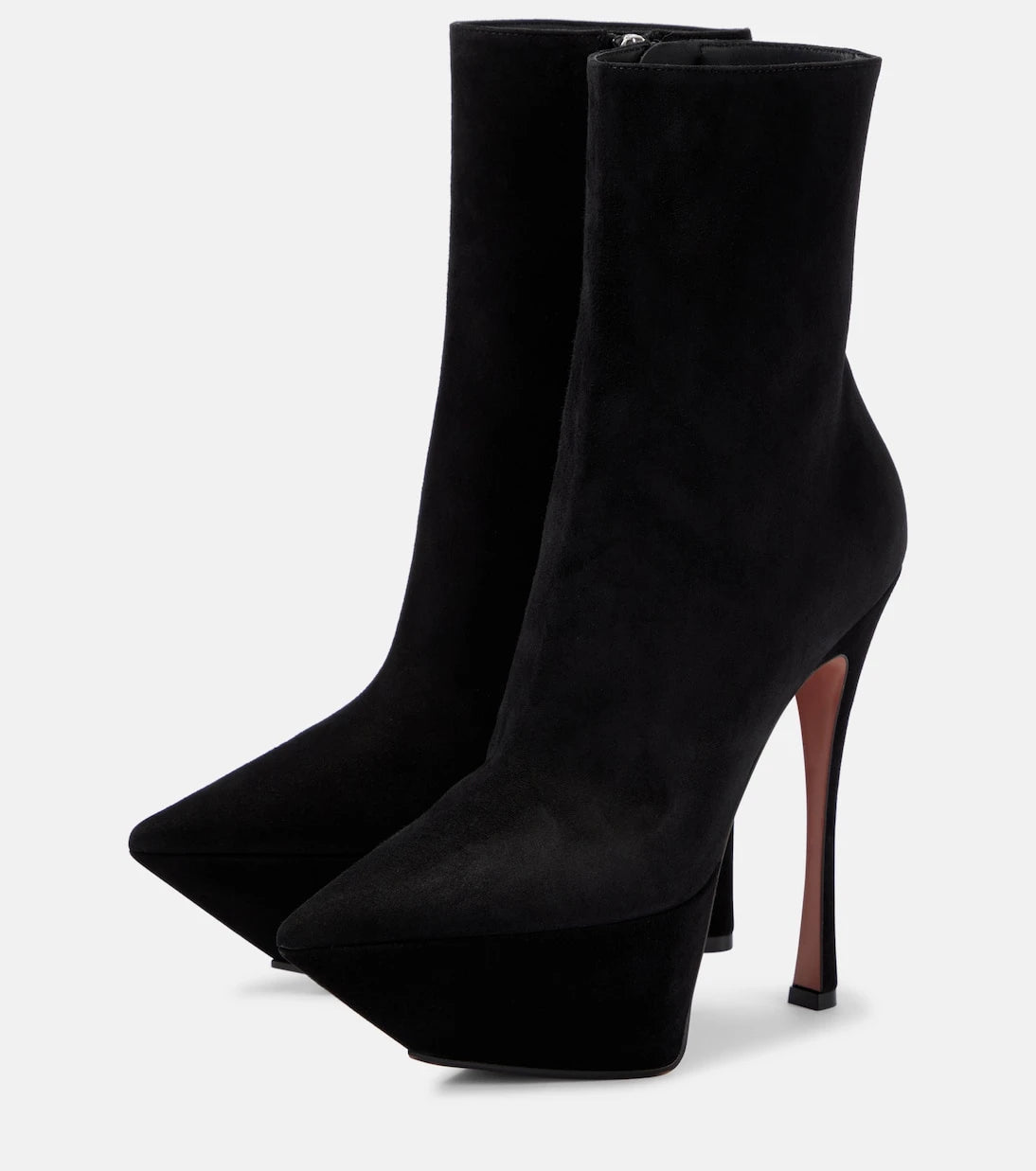 Amina Muaddi - Yigit 150 suede ankle boots