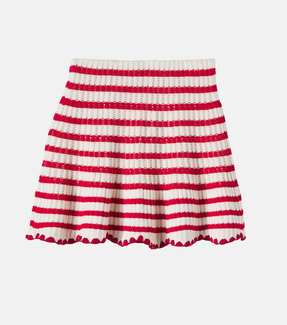 Self-Portrait Kids - Knitted striped skirt