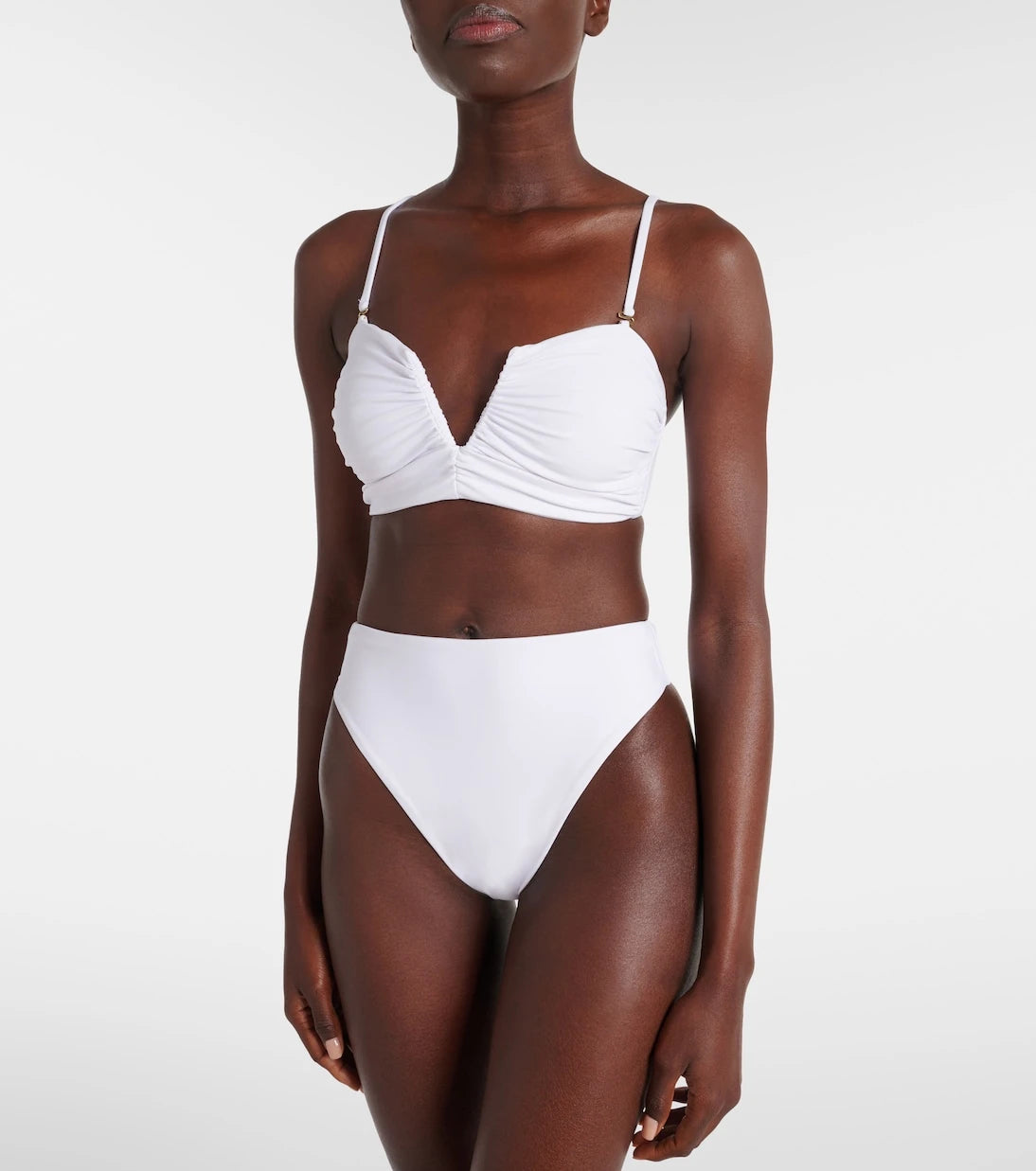 Jade Swim - توب بيكيني Calla بتصميم مزموم