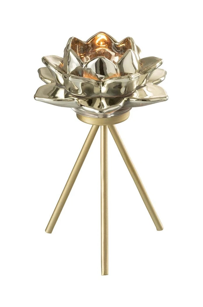 J-Line Flower Glass Dekoratif Mumluk