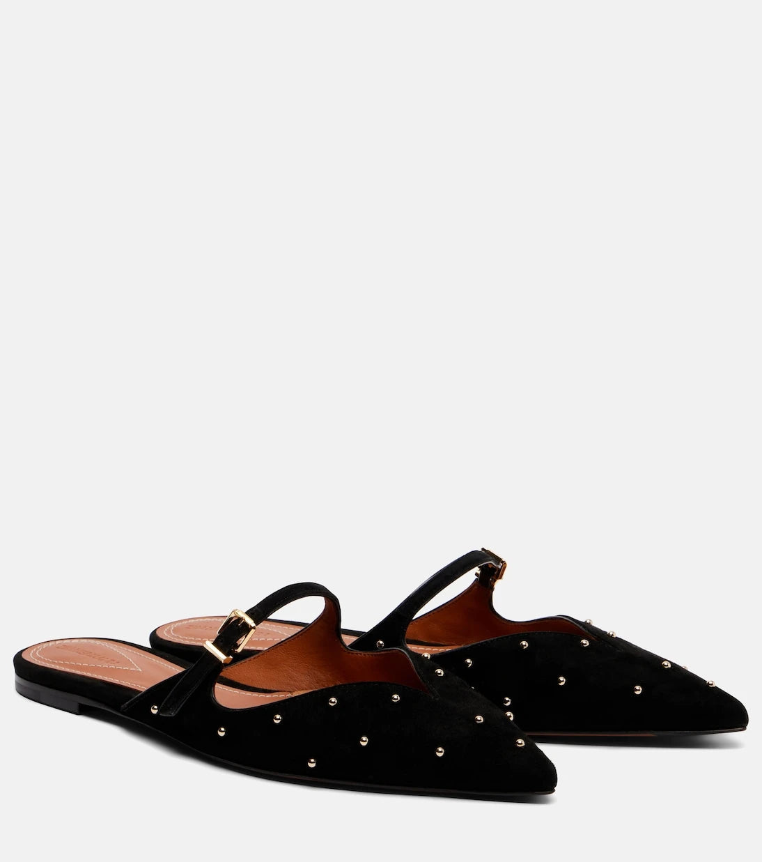 Zimmermann - Aura studded suede mules
