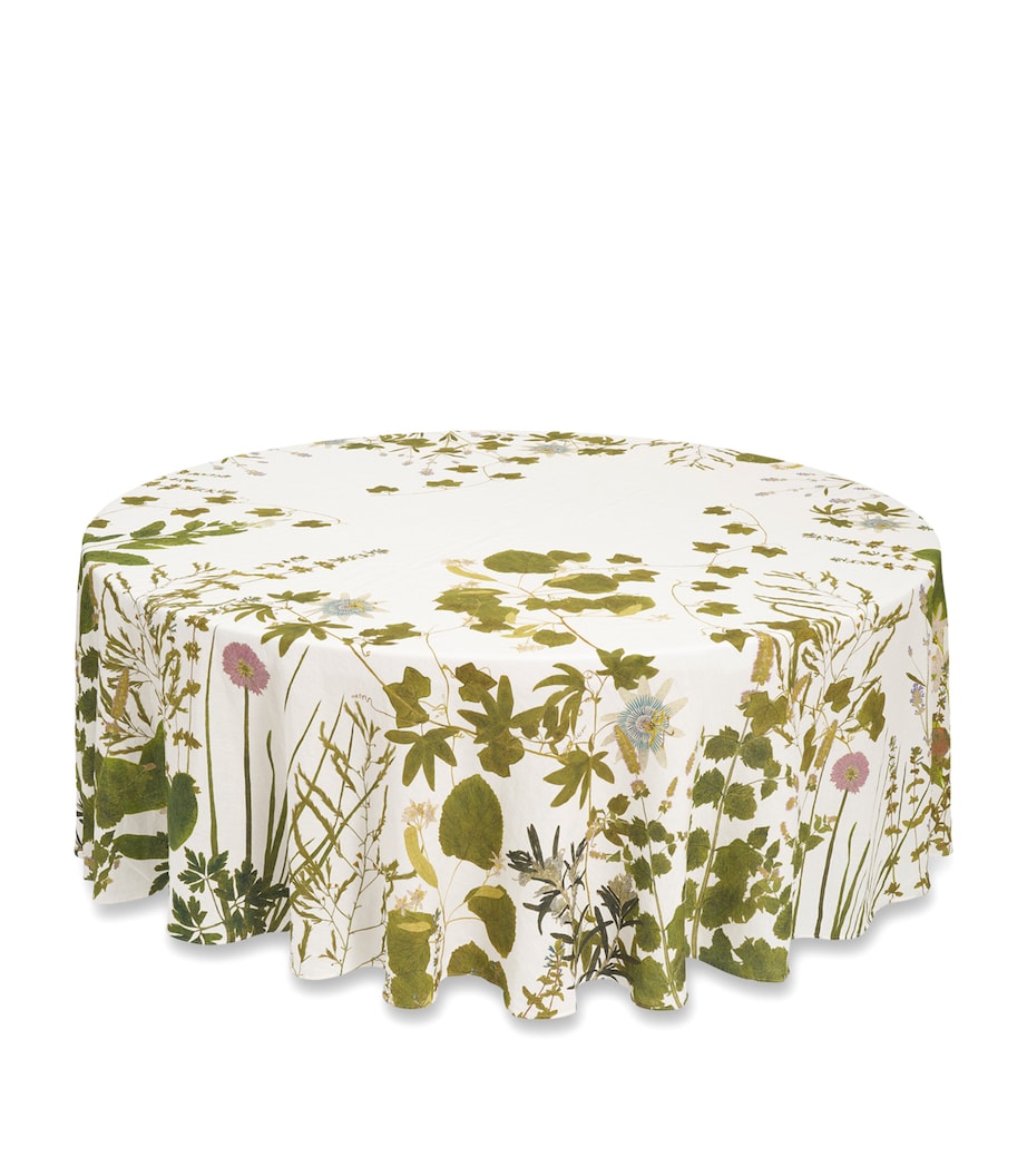 Summerill & Bishop Linen Herb Garden Round Tablecloth (260cm)