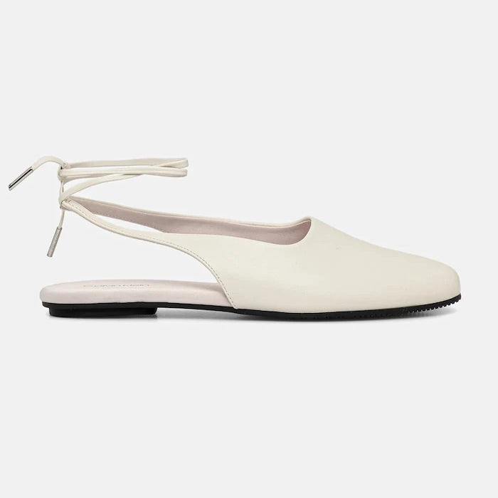 Кожени балеринки Calvin Klein BALLERINA SLING BACK LTH