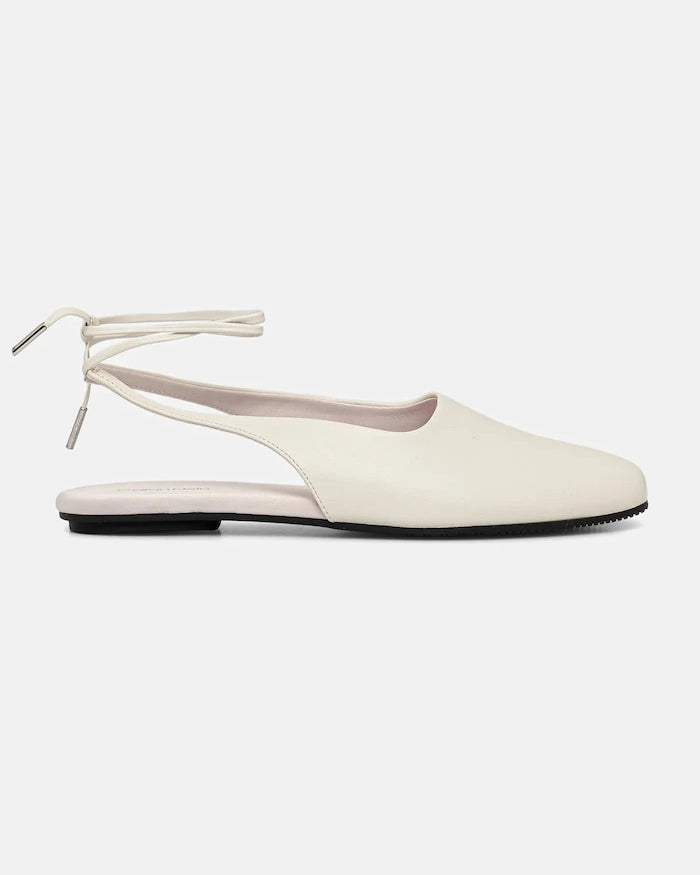 Кожени балеринки Calvin Klein BALLERINA SLING BACK LTH