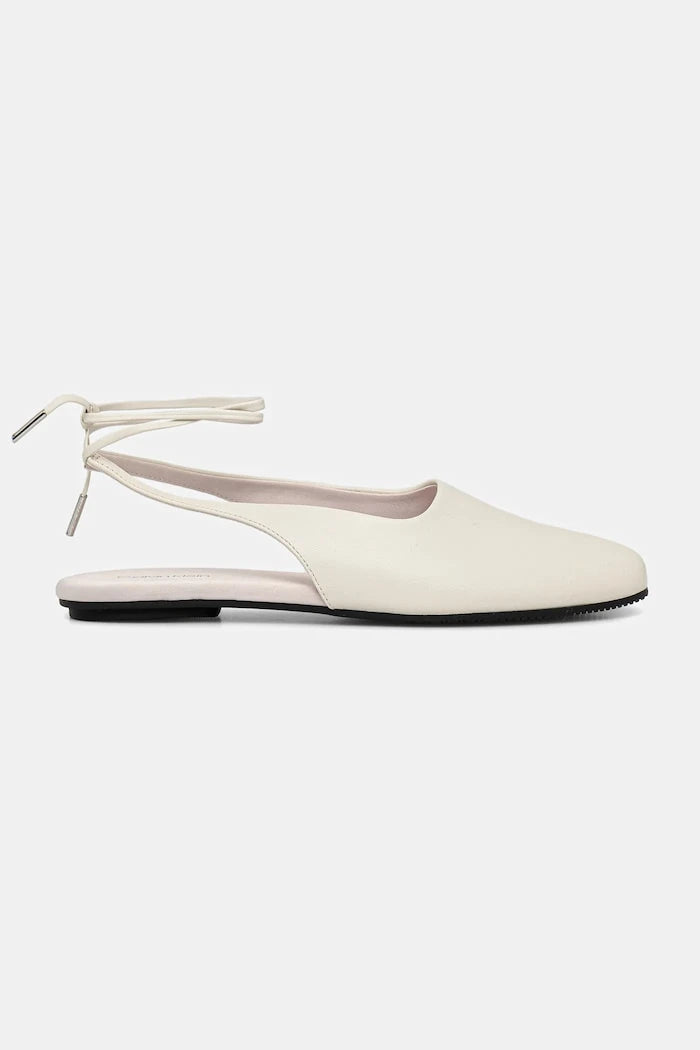 Кожени балеринки Calvin Klein BALLERINA SLING BACK LTH