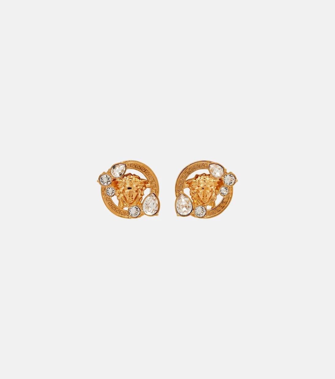 Versace - Medusa crystal-embellished earrings