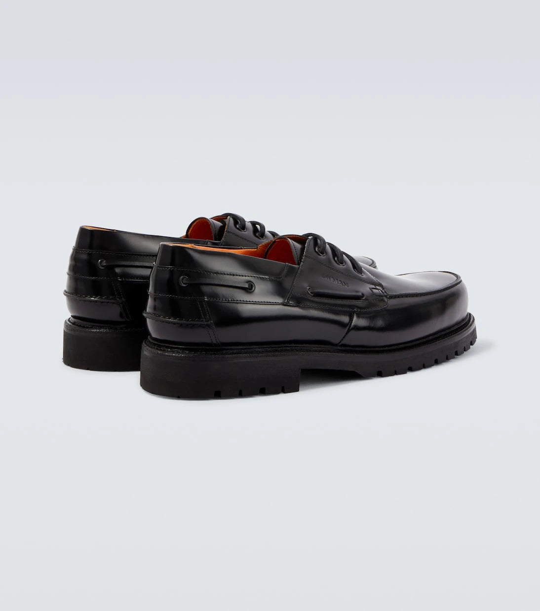 Junya Watanabe - x Heinrich Dinkelacker leather boat shoes