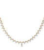 Persée Yellow Gold and Diamond Triangle Tennis Necklace