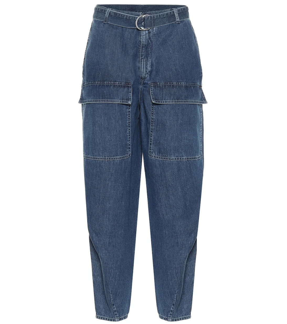 Stella McCartney - High-rise tapered jeans