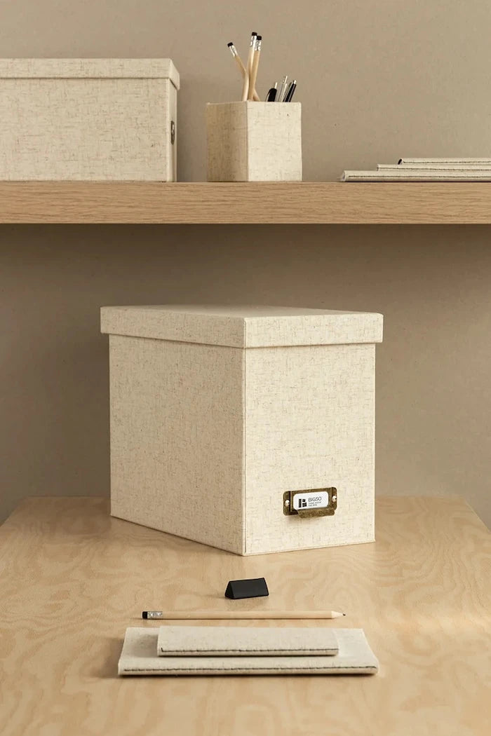 Bigso Box of Sweden Johan 18,5 x 35 x 27 cm Belge Kutusu