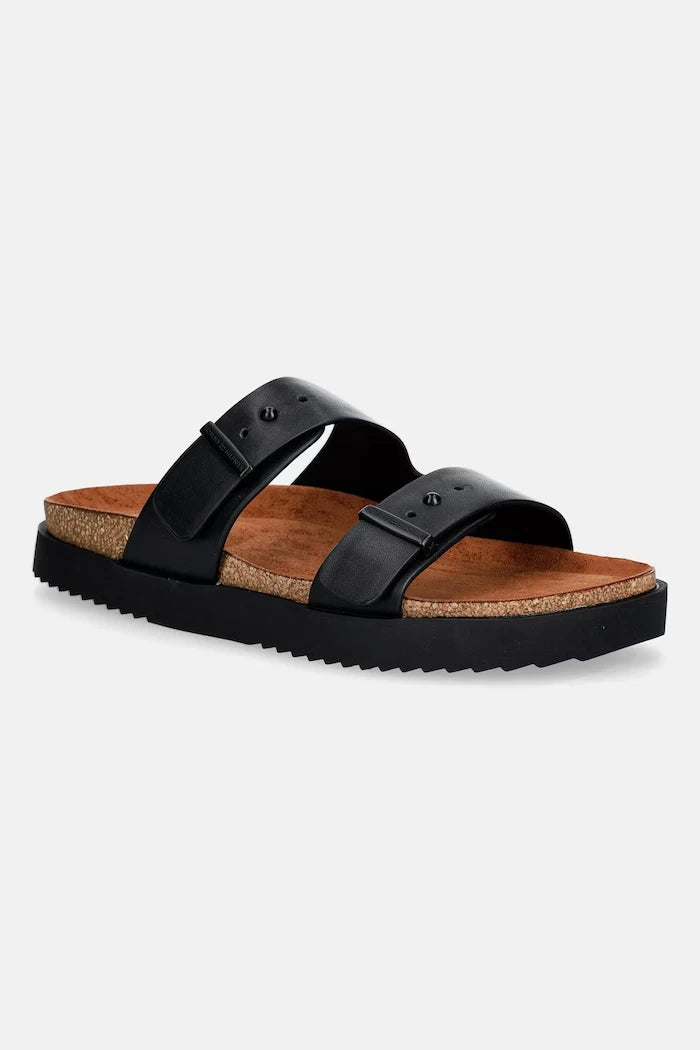 Tommy Hilfiger чехли мъжки от кожа HILFIGER CHAMBRAY BEACH SANDAL