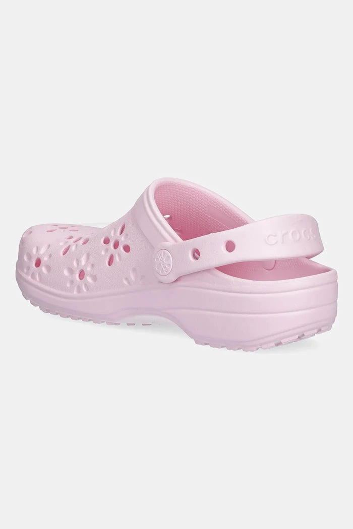 Crocs CLASSIC FLORAL CUT OUT CLOG KIDS