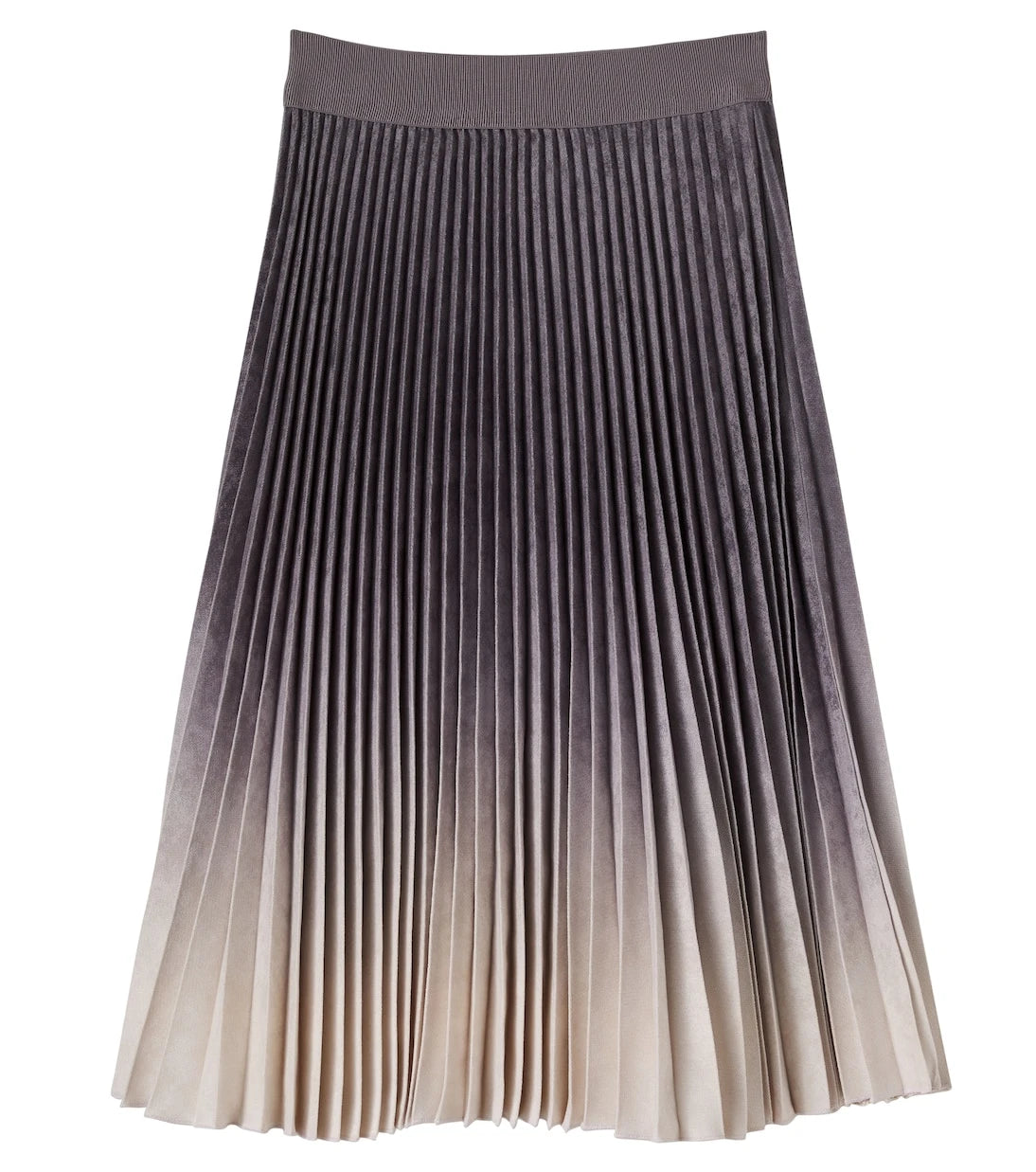 Monnalisa - Ombré plissé skirt