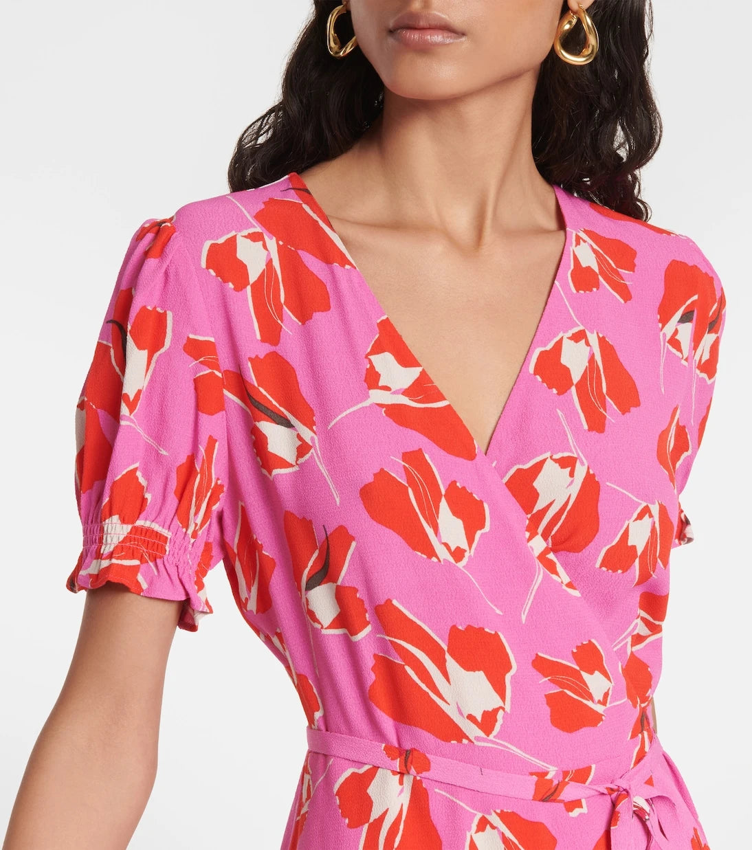 Diane von Furstenberg - Emilia printed wrap minidress
