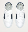 Leather H-Stripes Sneakers WHITE/NAVY